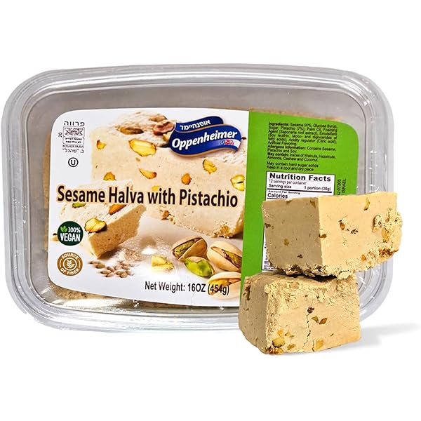 Amazon.com : HEBEL & CO Pistachio Nigella Halva - 8 oz | Certified